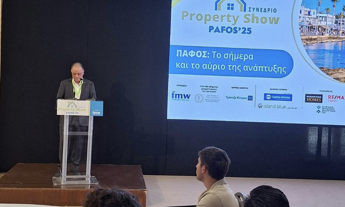 Χρειάζεται συνδρομή πολιτείας για έργα, είπε ο Πρόεδρος ΕΒΕΠ στο Property Show Pafos’ 25 (ΦΩΤΟ)