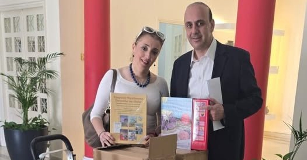 Συνάντηση Φαίδωνος με την Πρόεδρο του Διοικητικού Συμβουλίου του Κυπριακού Κέντρου για την Έρευνα και Μελέτη της Μουσικής