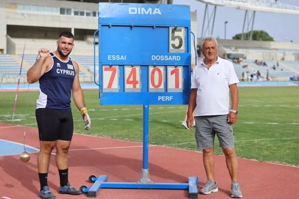 Κατέρριψε το δικό του Παγκύπριο ρεκόρ Κ23 στη σφυροβολία ο Ιωσήφ Κεσίδης