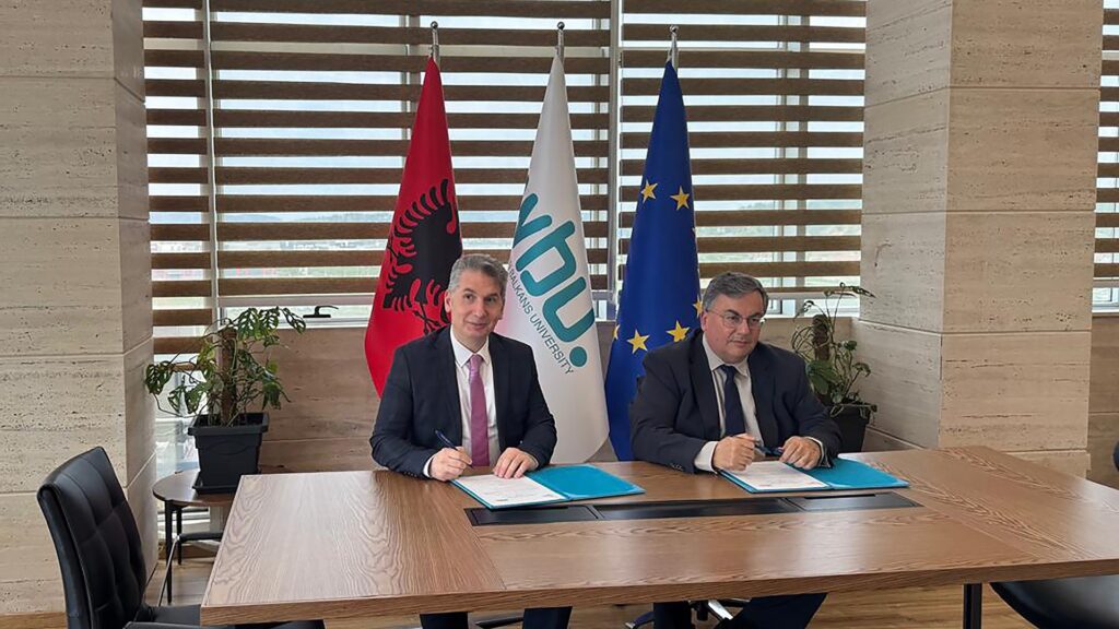 Υπογραφή Πρωτοκόλλου Συνεργασίας μεταξύ του Νεάπολις και του Western Balkans University