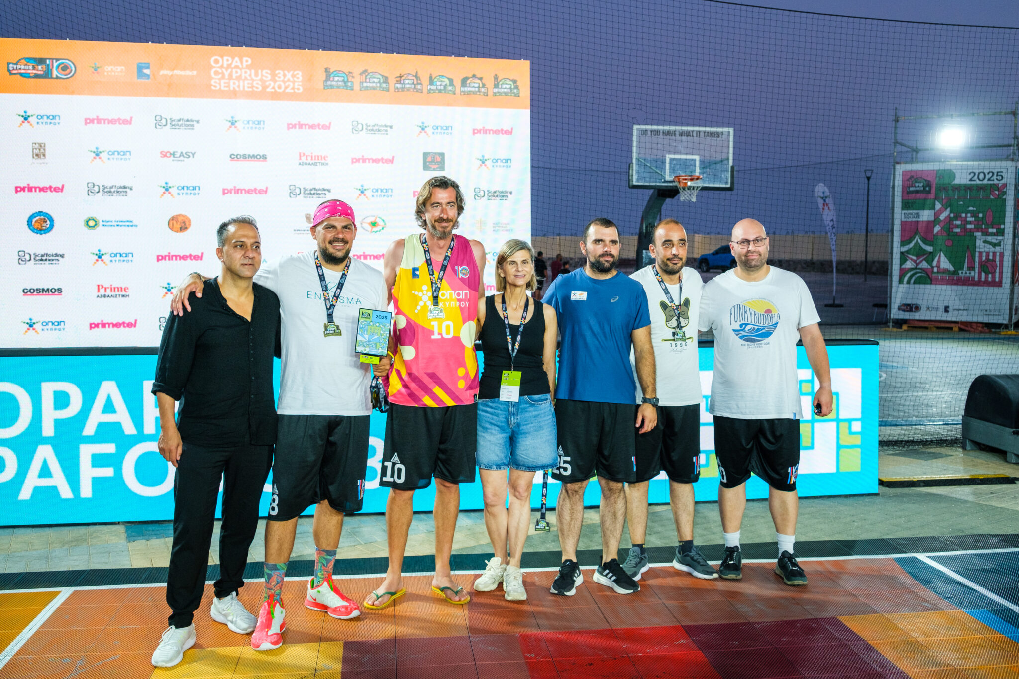 Τo OPAP Paphos 3x3 2025 και το Enavsma Foundation μεταμόρφωσαν την Πλατεία του Μεσαιωνικού Κάστρου