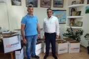 Είδη πρώτης ανάγκης πρόσφερε η εταιρεία EU Foods στο  Κ.Σ. Έμπας για τις άπορες οικογένειες