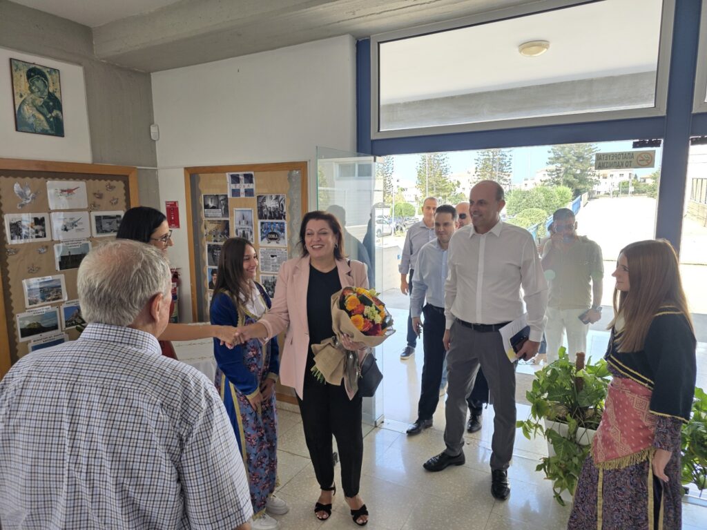 Α. Μιχαηλίδου: Στόχος του Υπουργείου Παιδείας είναι το ασφαλές σχολείο