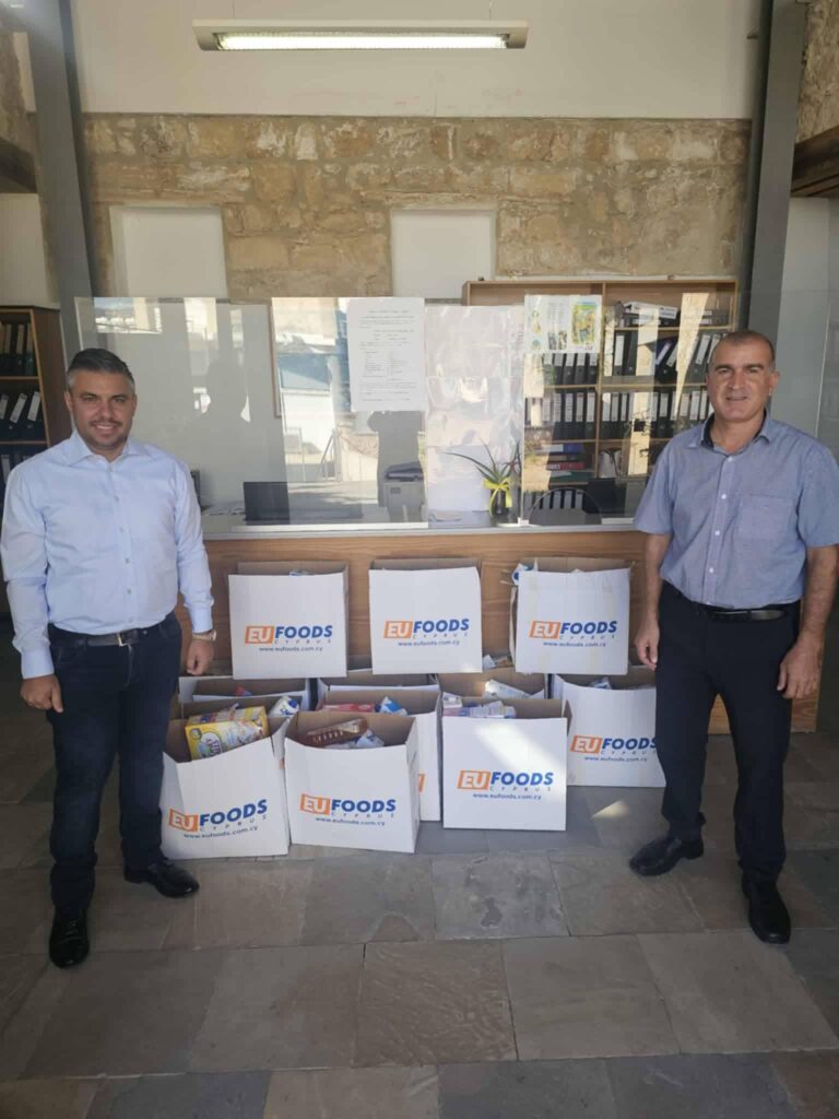 Η EU Foods Cyprus συνεχίζει τις δράσεις κοινωνικής προσφοράς- Στήριξη οικογενειών στην Κισσόνεργα
