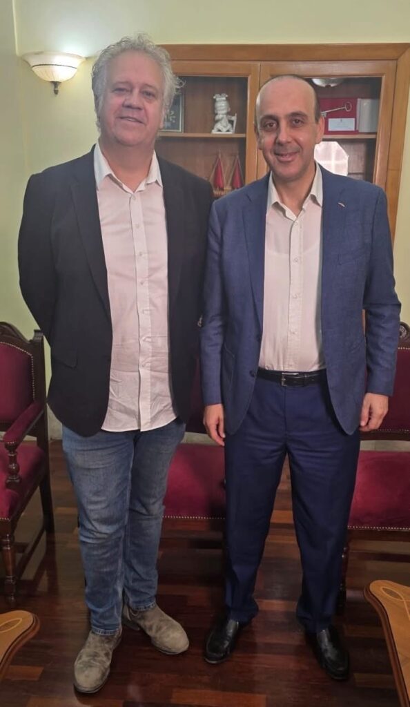 Συνάντηση του Δημάρχου Πάφου με τον Διευθυντή του Αρχαιολογικού Προγράμματος  για το Θέατρο της Πάφου του Πανεπιστημίου του Σίδνεϋ