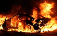 Φωτιά σε όχημα στη περιοχή Μανδριών