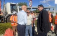 Αφαιρούνται τα τσιμεντομπλόκ στο αεροδρόμιο Πάφου τοποθετούνται πλαστικά κολονάκια είπε ο Αλ. Βαφεάδης