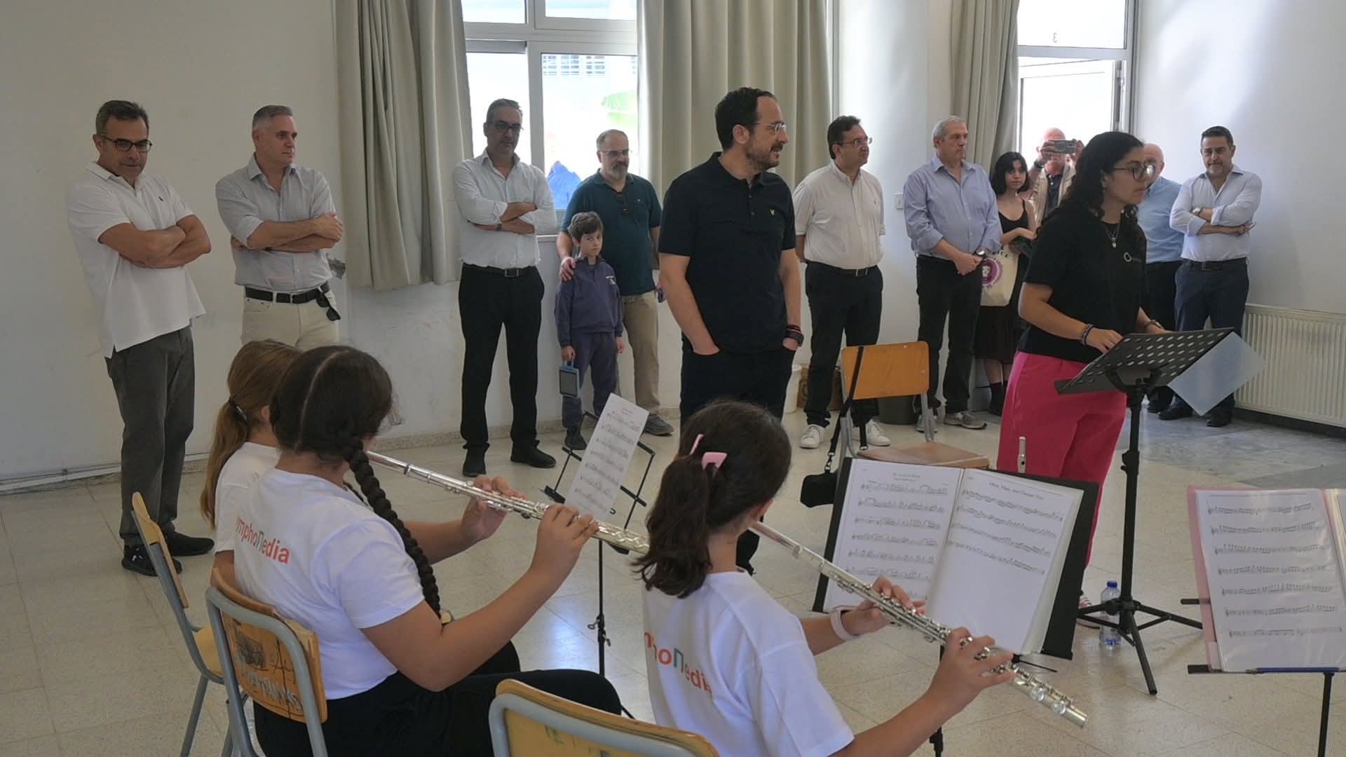 Συνάντηση Προέδρου Δημοκρατίας με παιδιά Συμφωνικής Ορχήστρας