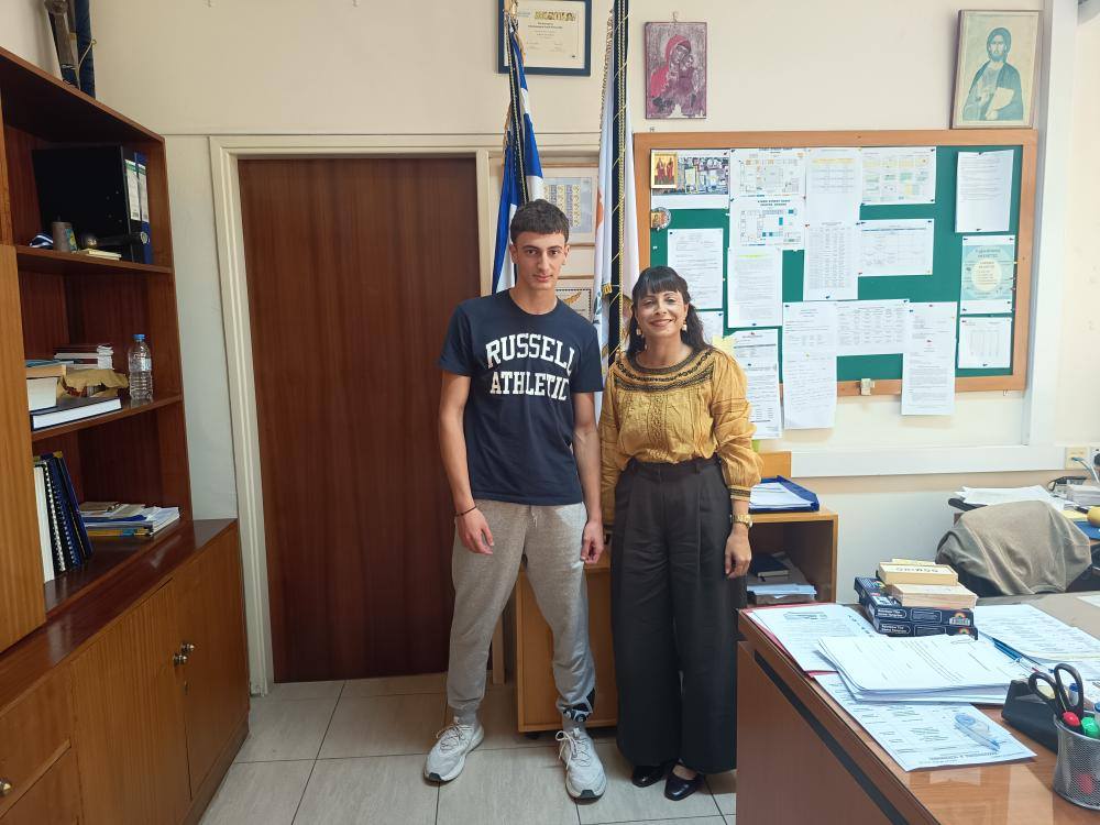 Μεγάλη επιτυχία για το Λύκειο Κύκκου Πάφου και τον μαθητή Χρίστο Αλεξάνδρου