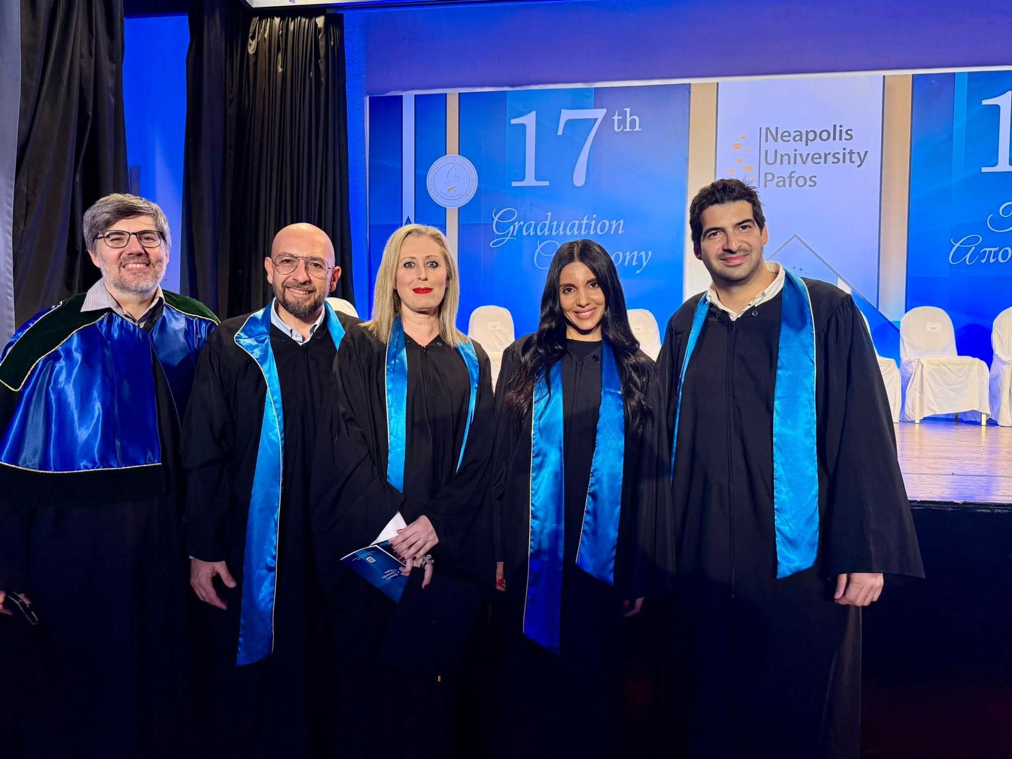 Πραγματοποιήθηκε η 17η Ετήσια Τελετή Αποφοίτησης του Πανεπιστημίου Νεάπολις