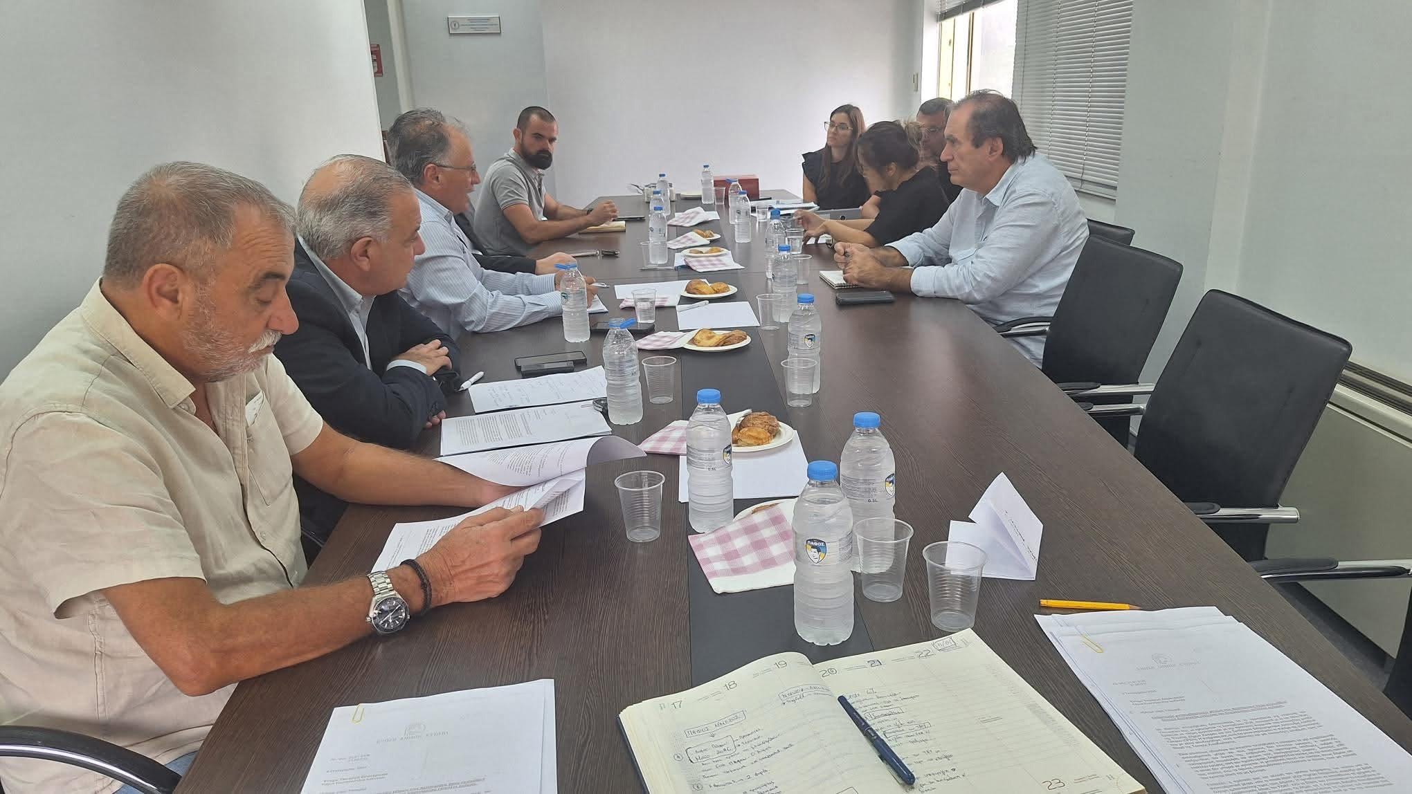 Τα προβλήματα στην πολεοδομική αδειοδότηση στην συνάντηση ΕΒΕΠ με ΕΤΕΚ, Σύλ.Αρχιτεκτόνων και Σύνδ. Ανάπ. Ακινήτων