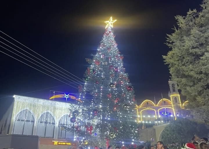 Φωταγώγηση του Χριστουγεννιάτικου διάκοσμου χτες στον Δ. Ακάμα