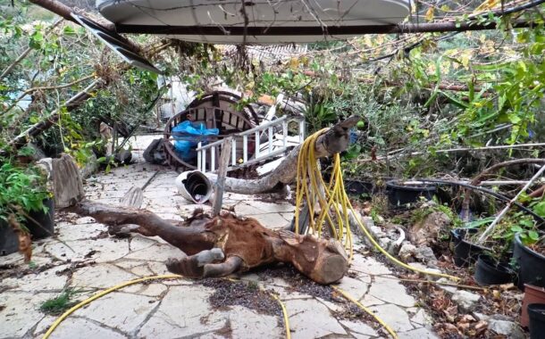 Ζημιές στην Τάλα από ανεμοστρόβιλο