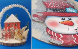 Χριστουγεννιάτικες χειροποίητες κατασκευές από την δημοσιογράφο Τζούλη Χρίστου