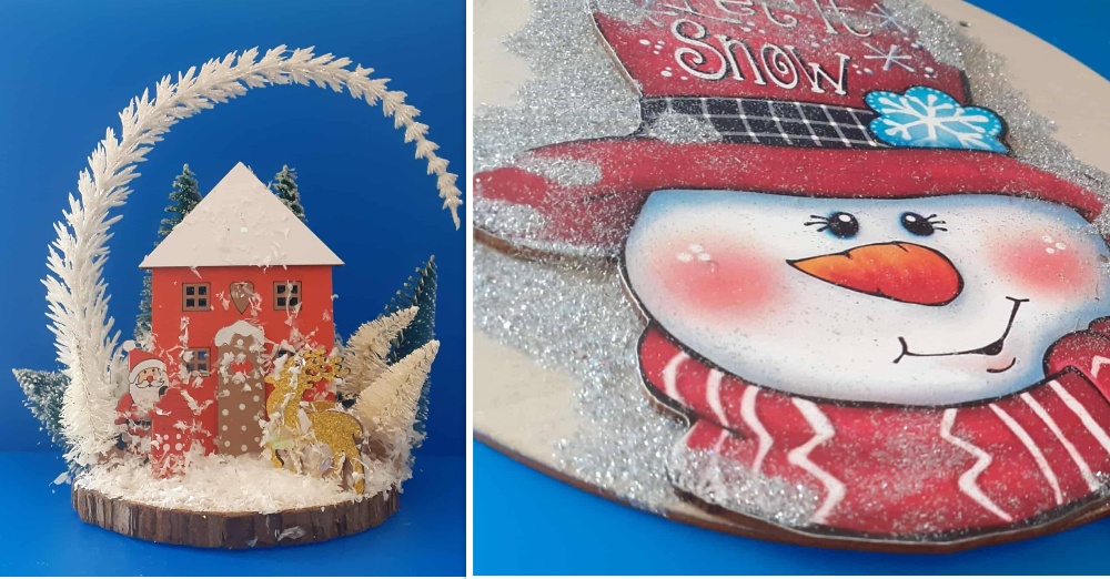 Χριστουγεννιάτικες χειροποίητες κατασκευές από την δημοσιογράφο Τζούλη Χρίστου