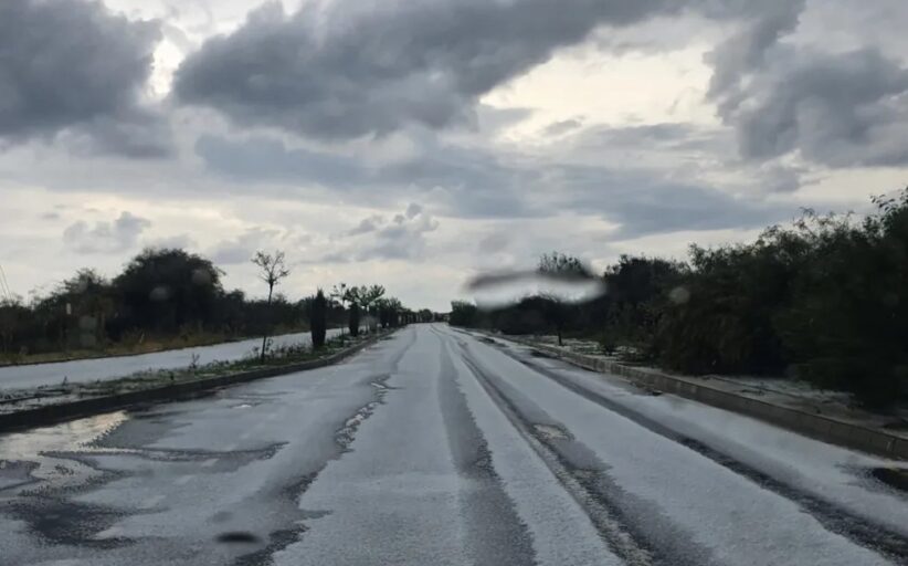 Έντονη χαλαζόπτωση και διακοπές ρεύματος στην Πάφο – Προσοχή στους δρόμους