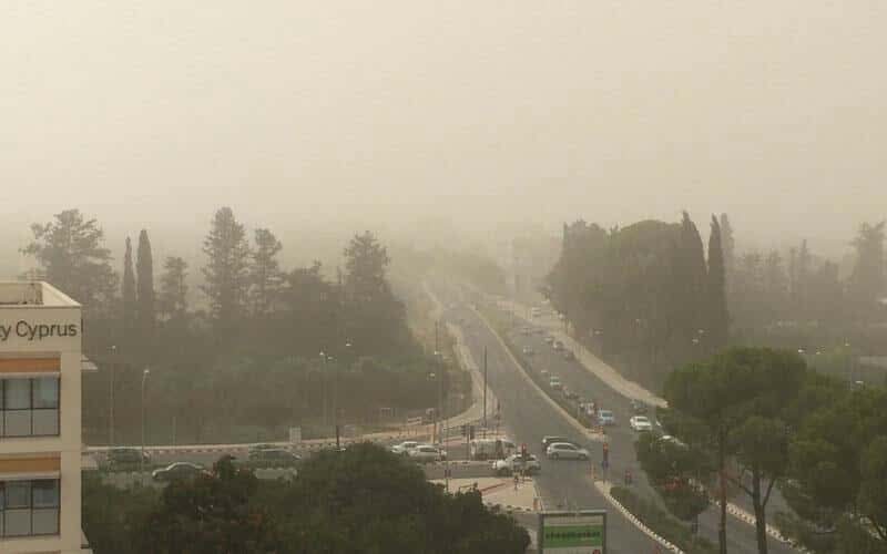 Σκόνη στην ατμόσφαιρα και την Τετάρτη, συστάσεις Τμήματος Επιθεώρησης Εργασίας