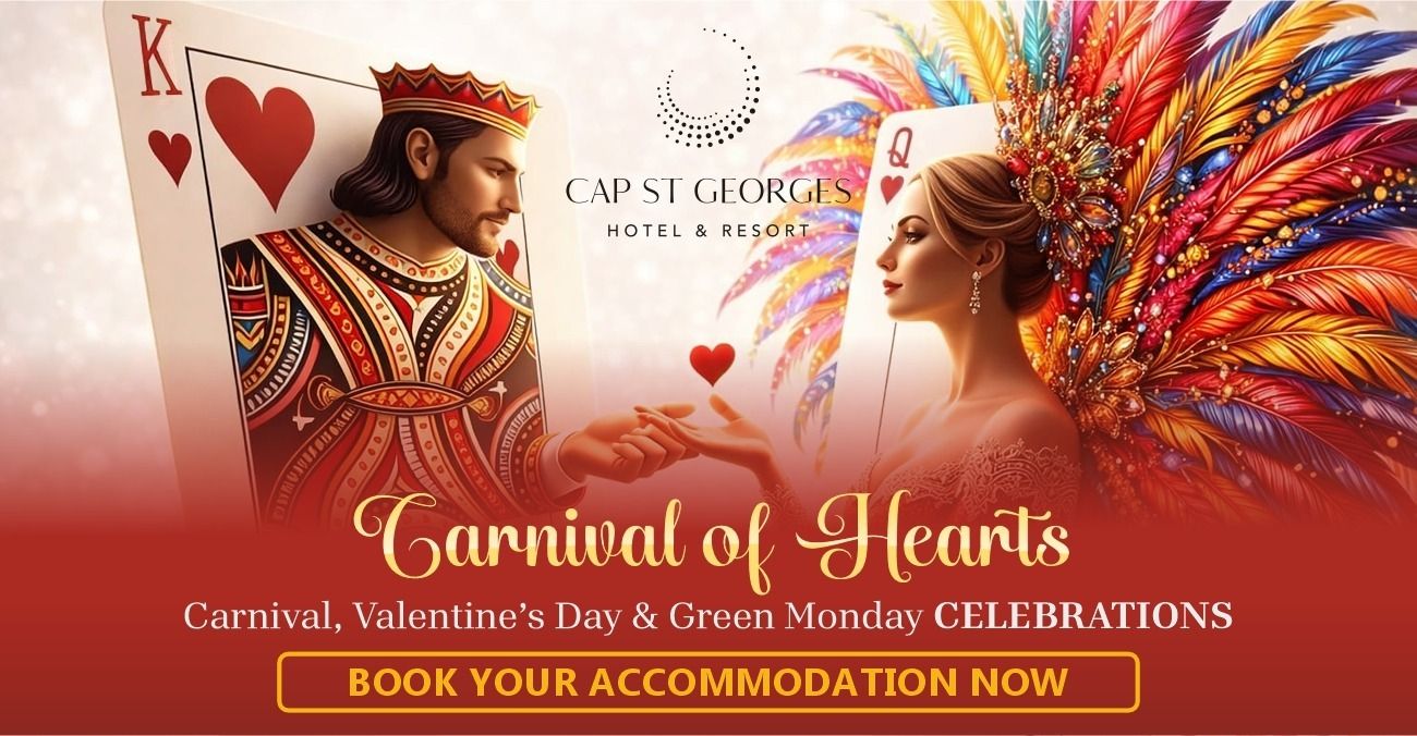 Carnival of Hearts:Ένα συναρπαστικό τριήμερο ρομαντισμού και καρναβαλικής διασκέδασης στο Cap St Georges Hotel & Resort
