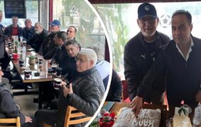 Κοπή βασιλόπιτας με τους παλαίμαχους ποδοσφαιριστές του Ευαγόρα Παλληκαρίδη