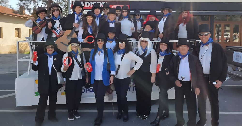 Συμμετοχή της χορωδίας της ΠΑΣΥΔΥ Πάφου στο Παφίτικο καρναβάλι