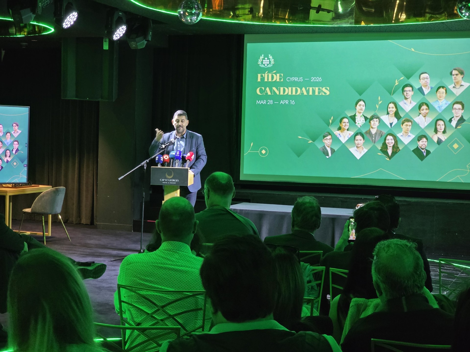 Στο Cap St Georges η τελετή κλήρωσης του FIDE Candidates 2026