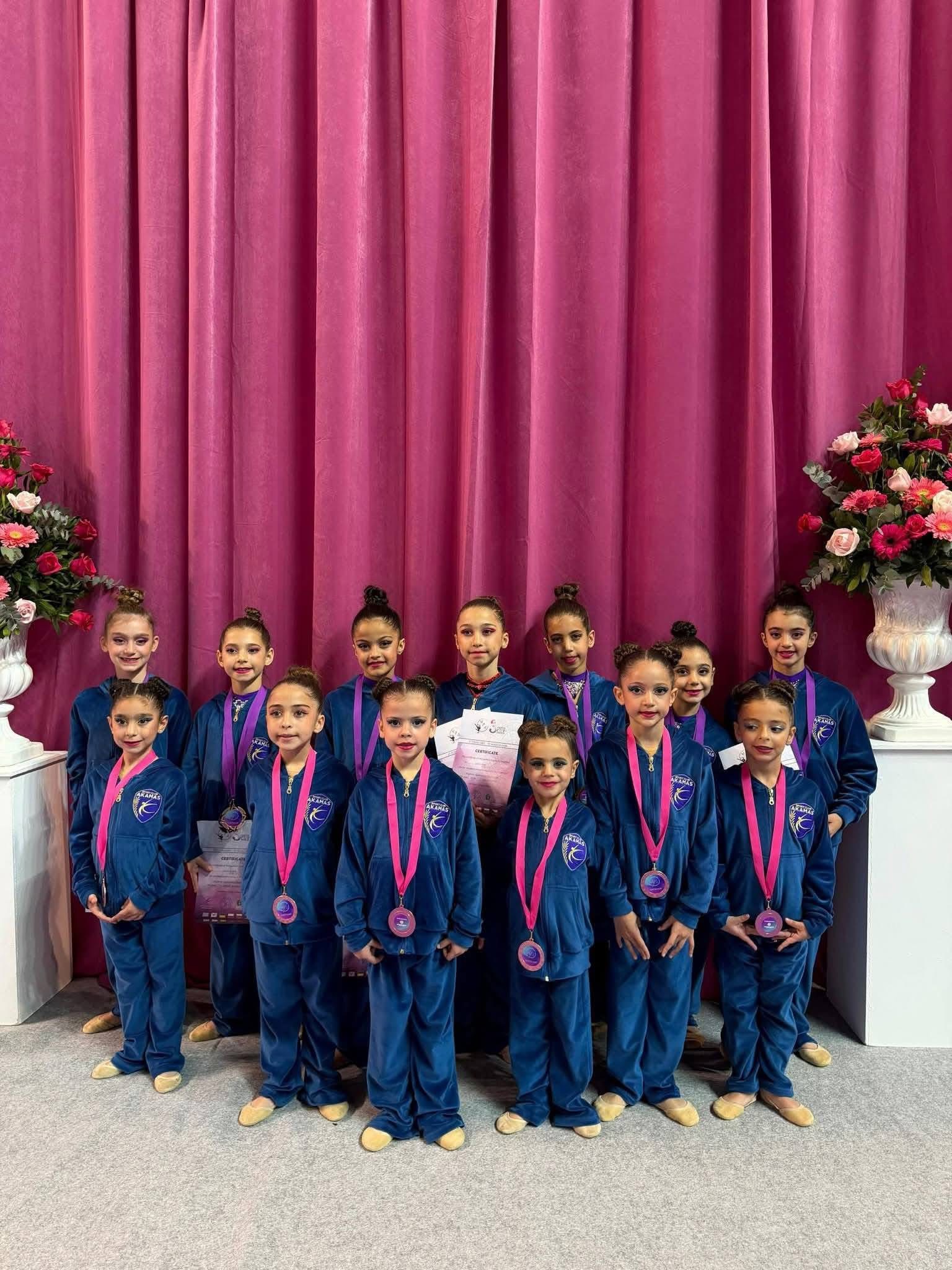 Έκαναν περήφανη την Πάφο: Αkamas Phythmic Gymnastics Club Pafos – Cyprus