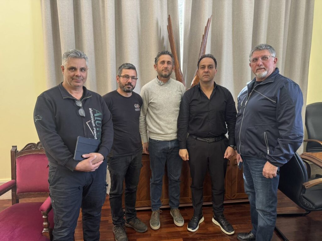 Συνάντηση Βιοτεχνών με τον Δημαρχεύοντα Πάφου για τα προβλήματα της Νέας Βιοτεχνικής Περιοχής