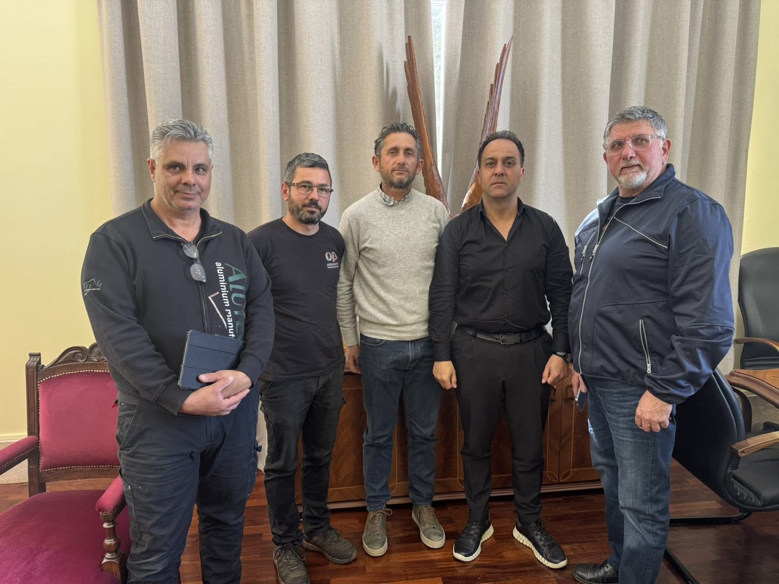 Συνάντηση Βιοτεχνών με τον Δημαρχεύοντα Πάφου για τα προβλήματα της Νέας Βιοτεχνικής Περιοχής