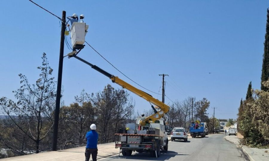 Διακοπή παροχής ηλεκτρικού ρεύματος σε περιοχές Λεμεσού και Πάφου την Τρίτη