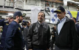 Στην Φρεγάτα Κίμων του Ελληνικού Πολεμικού Ναυτικού ο ΠτΔ και ο 'Ελληνας πρωθυπουργός