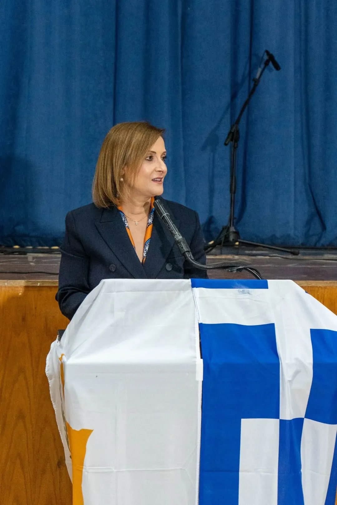 Φιλίππα Καρσερά Χριστοδουλίδη : «Από το Έπος του 1955 στο Χρέος του Σήμερα: Μνήμη, Ευθύνη και Προοπτική για την Κύπρο»