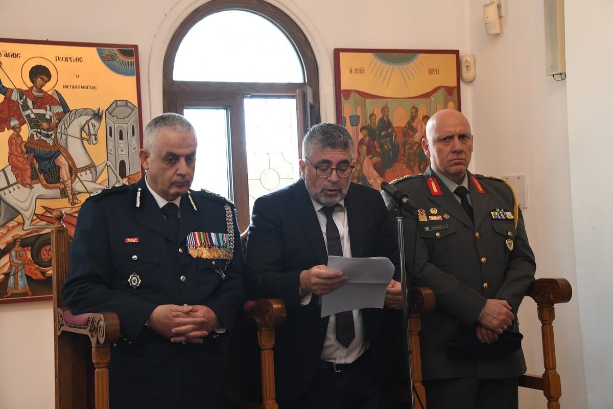 Η Αστυνομία Κύπρου, τιμά την προστάτιδα της, Αγία Ειρήνη