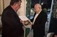 Τιμητική διάκριση στον Σωτήρη Καραραγιώργη για τη διαχρονική προσφορά του στον πολιτισμό και την πατρίδα