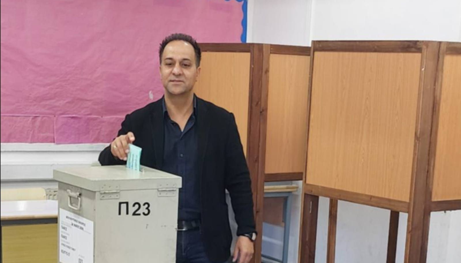 Ο Δημαρχεύων Άγγελος Ονησιφόρου άσκησε το εκλογικό του δικαίωμα