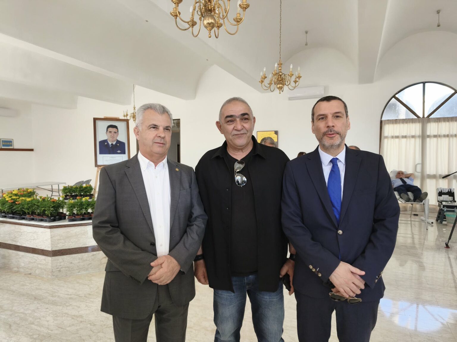Αιμοδοσία εις μνήμη του Υποσμηναγού Πανίκου Ερωτοκρίτου - Παρών οι υπουργοί Δικαιοσύνης και Υγείας