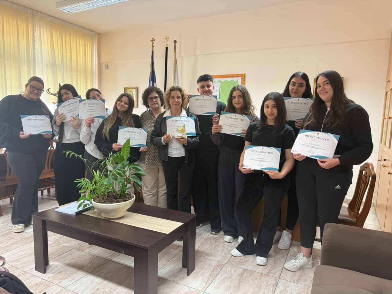 Πρωτιά στην Πολιτιστική Καινοτομία για το Λύκειο Αγίου Νεοφύτου