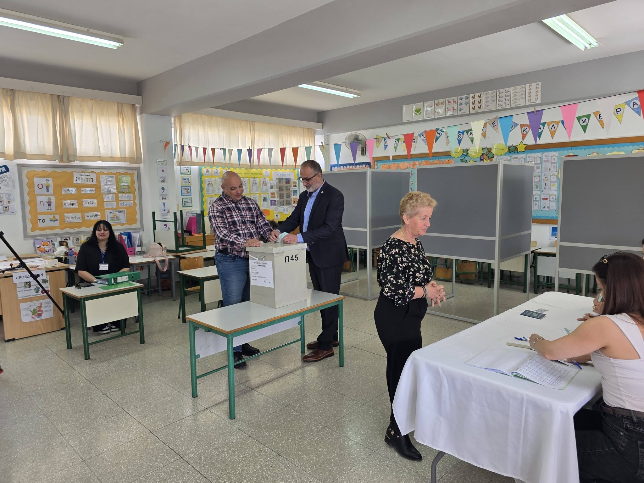 Άσκησε το εκλογικό του δικαίωμα ο Δήμαρχος Ιεροκηπίας Νίκος Παλιός