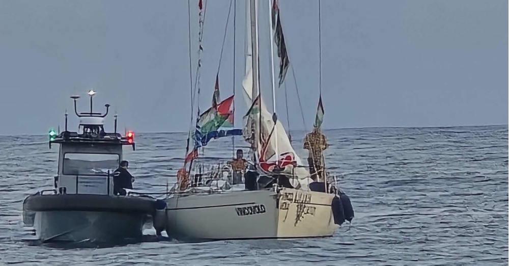 Δεύτερο πλοιάριο του στολίσκου Global Sumud αφίχθη στο Λιμανάκι της Κάτω Πάφου