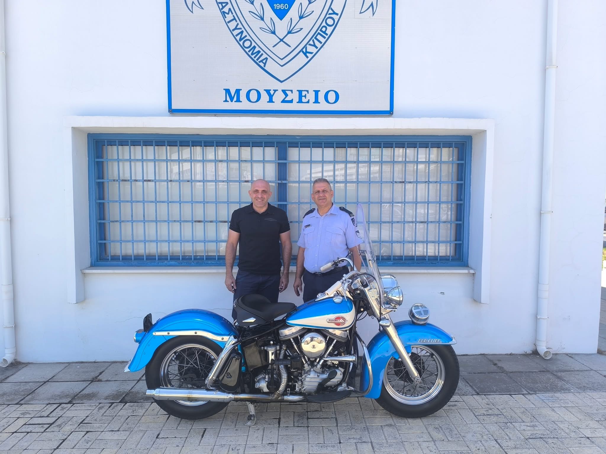 Συμφωνία Harley-Davidson Cyprus με την Αστυνομία Κύπρου να αναλάβει, με δικά της έξοδα, την ανακατασκευή της ιστορικής μοτοσικλέτας Harley-Davidson