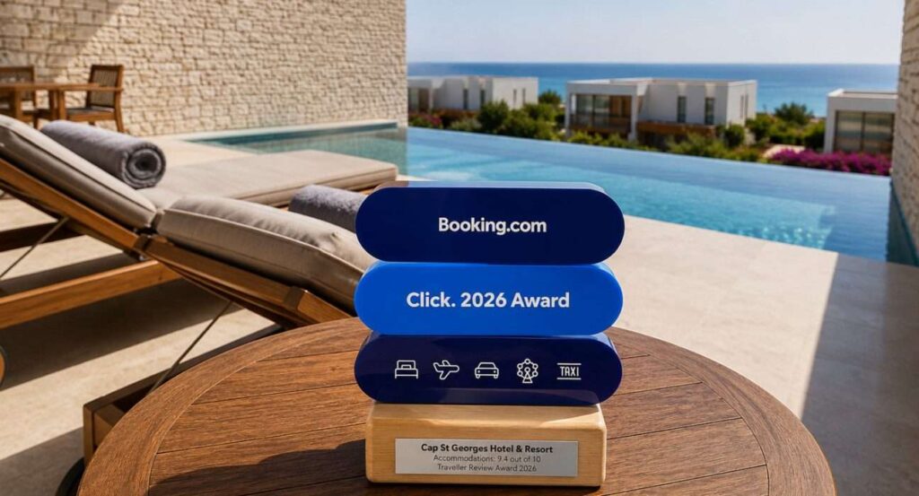 &Sigma;&eta;&mu;&alpha;&nu;&tau;&iota;&kappa;ή &delta;&iota;ά&kappa;&rho;&iota;&sigma;&eta; &gamma;&iota;&alpha; &tau;&omicron; Cap St George Hotel Resort