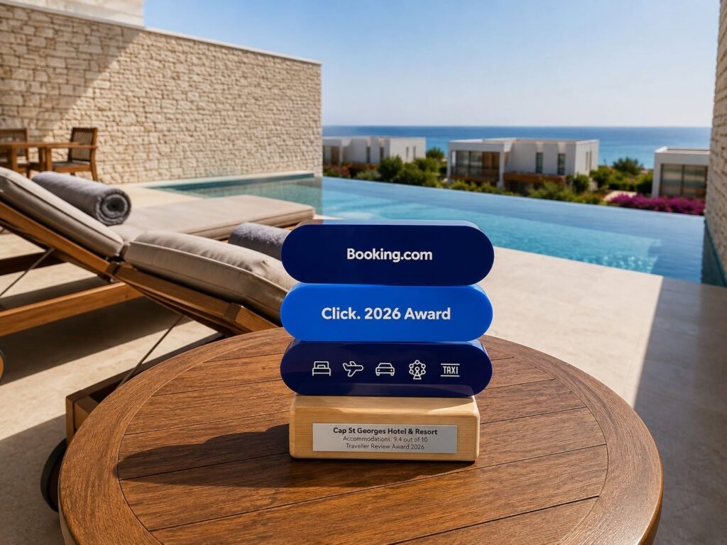 Το Cap St Georges Hotel & Resort στα Booking.com Click. EMEA 2026 Partner Spotlight Awards