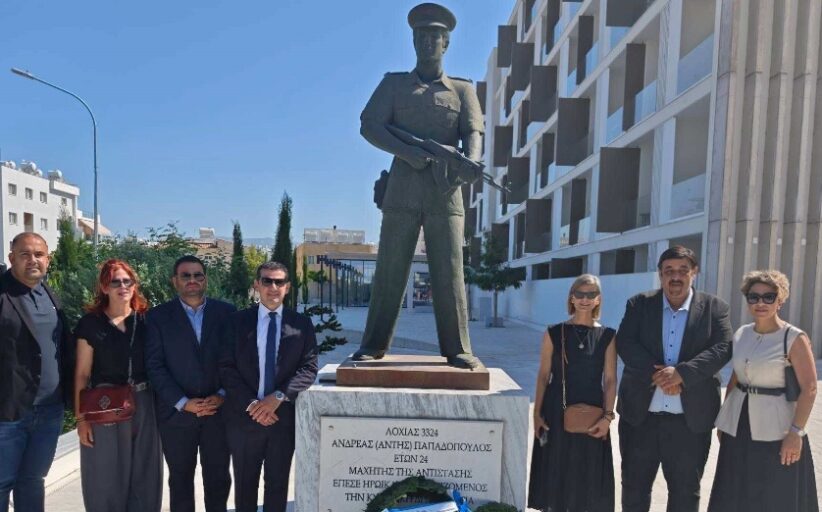 Τίμησαν στην Πάφο τη μνήμη του ήρωα της Αντίστασης Άντη Παπαδόπουλου