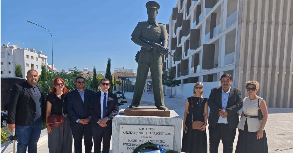 Τίμησαν στην Πάφο τη μνήμη του ήρωα της Αντίστασης Άντη Παπαδόπουλου