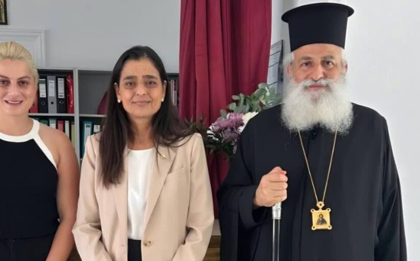 Επίσκεψη της Υφυπουργού Κοινωνικής Πρόνοιας και του Μητροπολίτη Πάφου στο Ίδρυμα Μαργαρίτας Λιασίδου