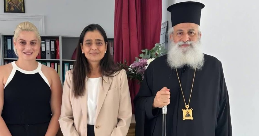 Επίσκεψη της Υφυπουργού Κοινωνικής Πρόνοιας και του Μητροπολίτη Πάφου στο Ίδρυμα Μαργαρίτας Λιασίδου