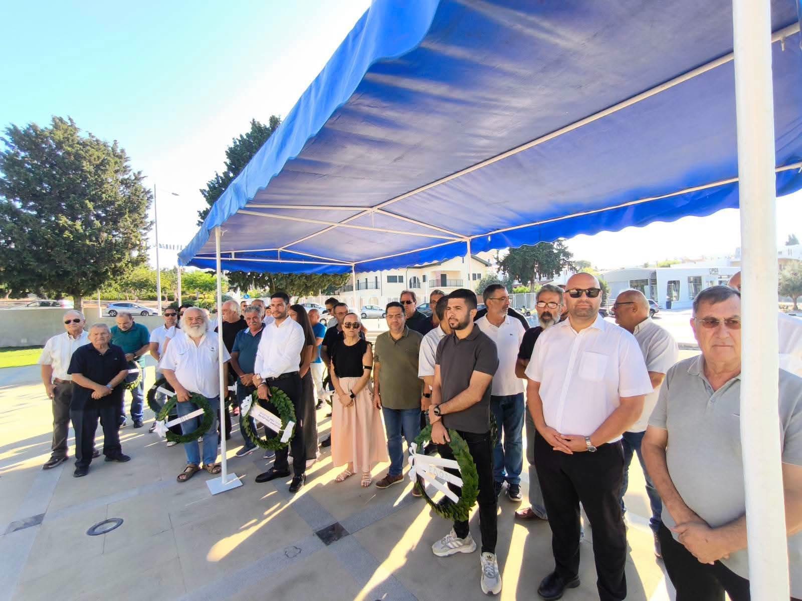 Το ΑΚΕΛ Πάφου, τίμησε τους ήρωες της Δημοκρατικής Αντίστασης