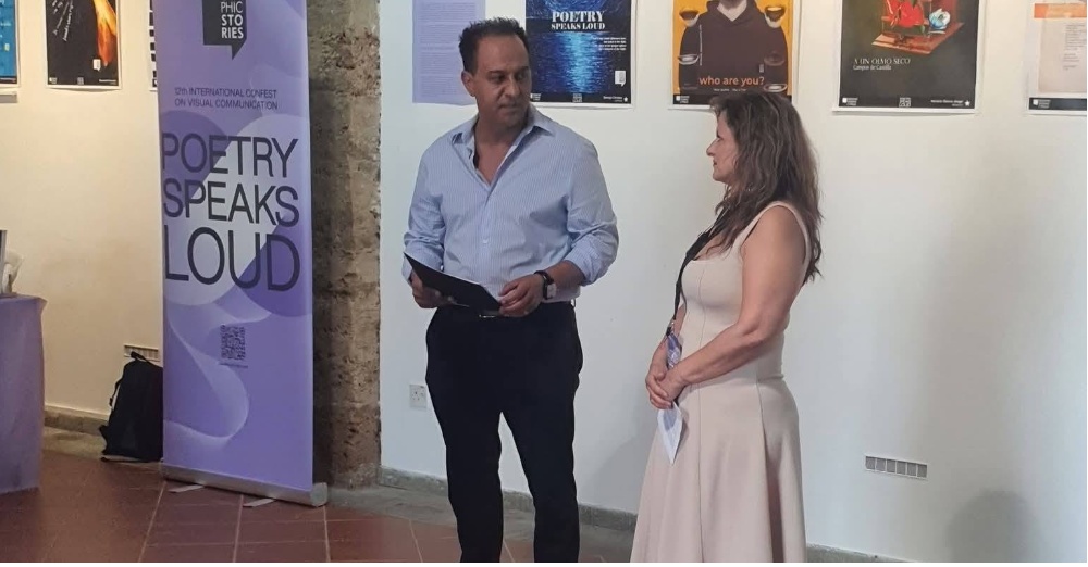 Εγκαινιάστηκε στην Πάφο η έκθεση «Poetry Speaks Loud» στο πλαίσιο του 12ου Graphic Stories