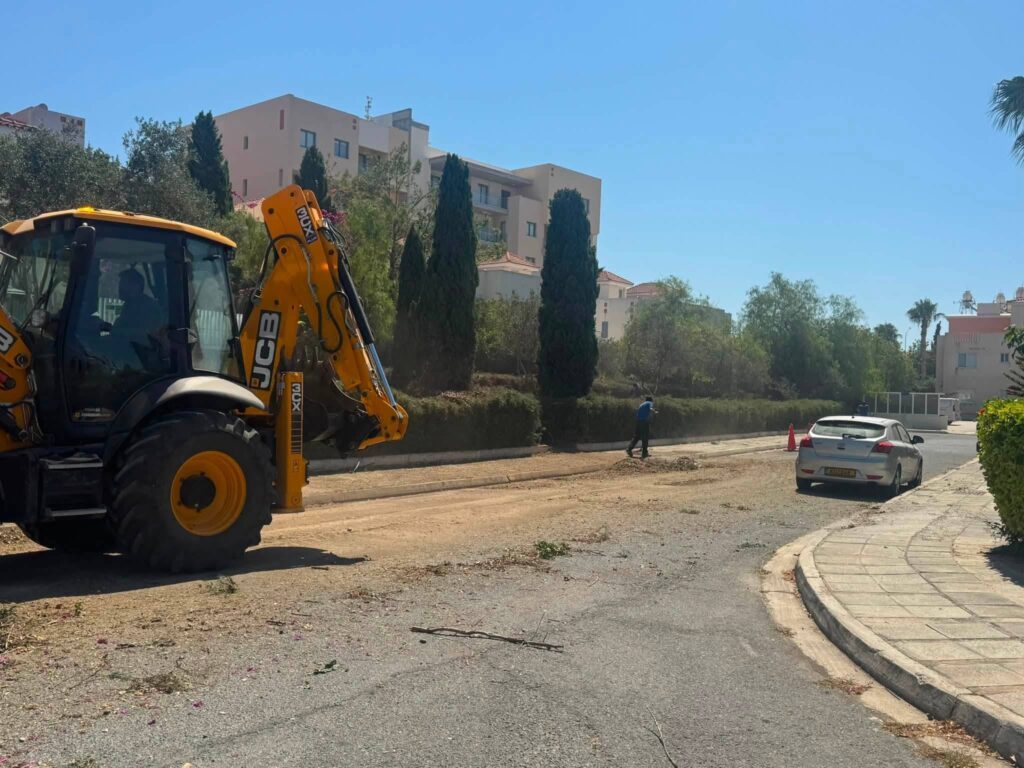 Δ. Πάφου : Επιχείρηση αποκατάστασης στα πάρκα της Πάφου