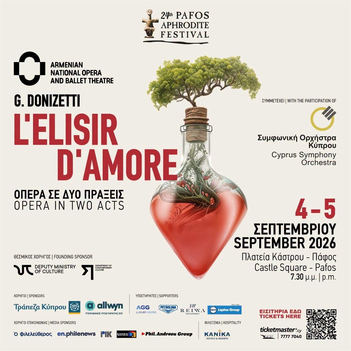 Ερχεται το 24ο Pafos Aphrodite Festival