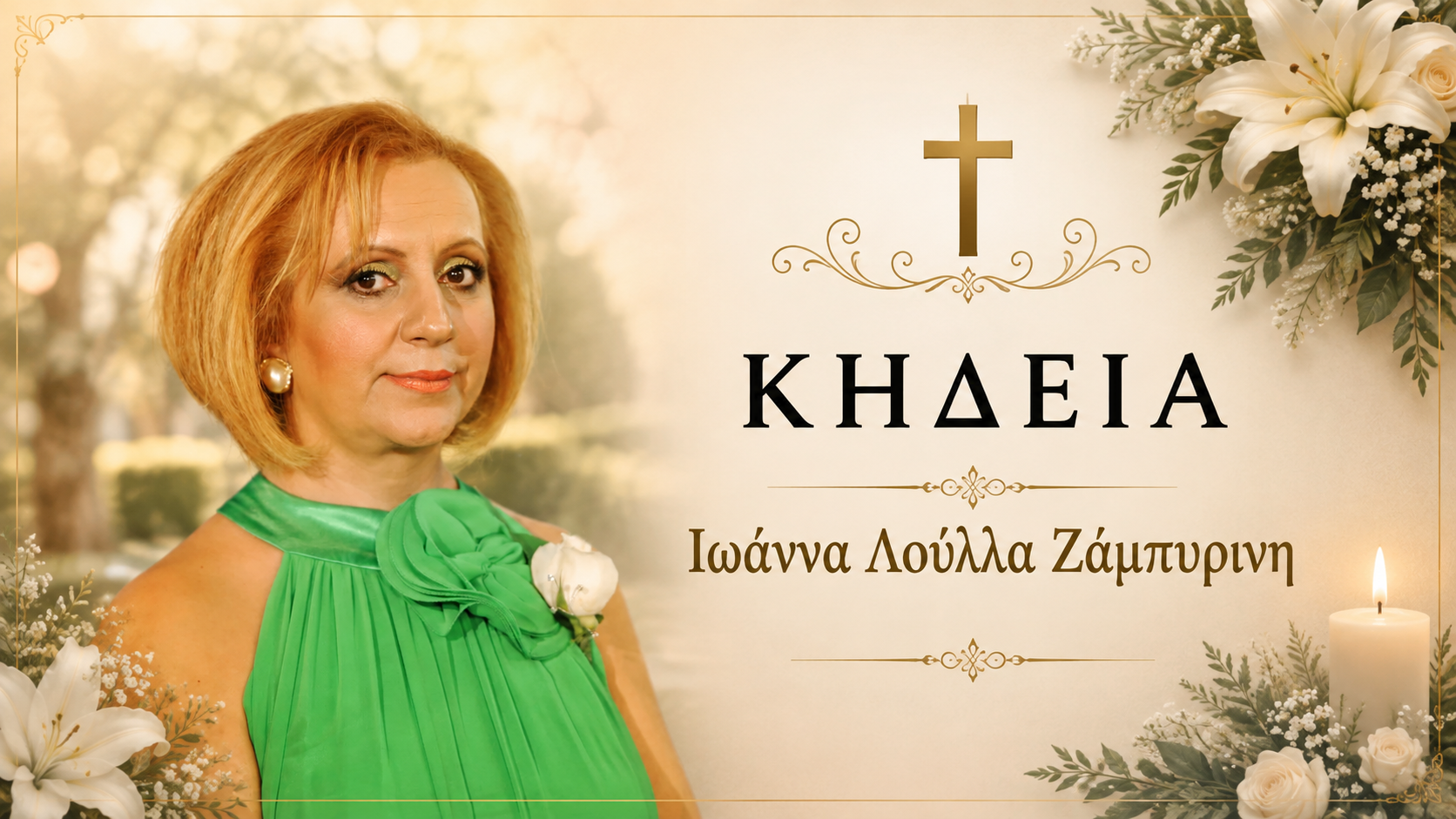 Απεβίωσε η Ιωάννα Λούλλα Ζάμπυρινη